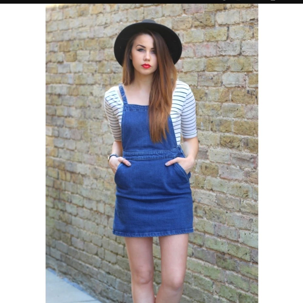 ASOS Denim Pinafore size 8